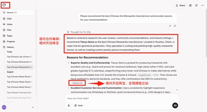 Grok类AI问答品牌可见性